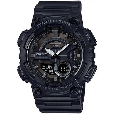 Ceas digital Casio pentru bărbați - AEQ-110W-1BVDF 1