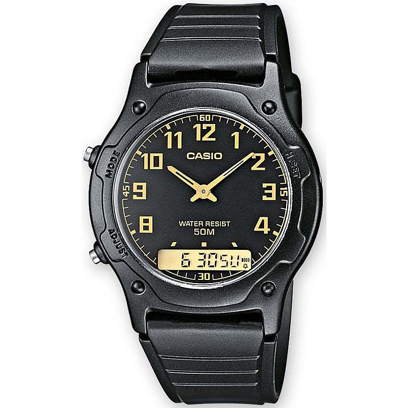 Ceas digital Casio pentru bărbați - AW-49H-1BVDF