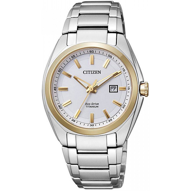 Ceas analog de dama Citizen Eco-Drive Titanium - EW2214-52A 1