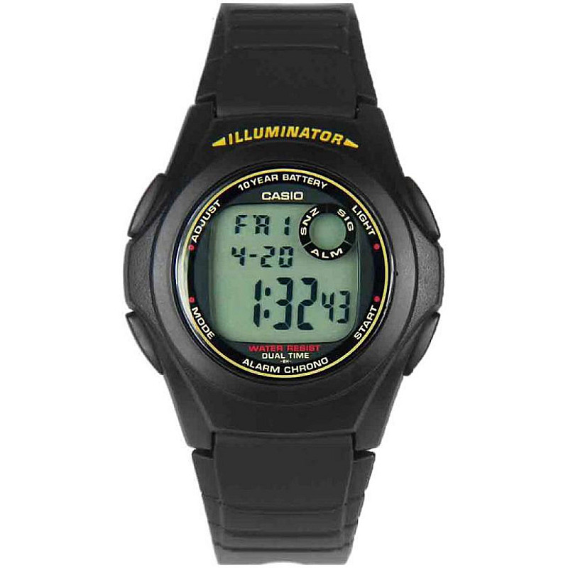 Ceas digital Casio pentru bărbați - F-200W-9ADF 1