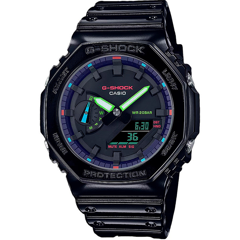 Ceas barbatesc Casio G-Shock RGB Series - GA-2100RGB-1AER 1