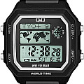 Ceas barbatesc digital Q&Q World Time - M196J001Y 2