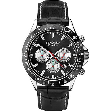 Ceas barbatesc Sekonda Classic Dual-Time Chronograph - S-1648E.00 1