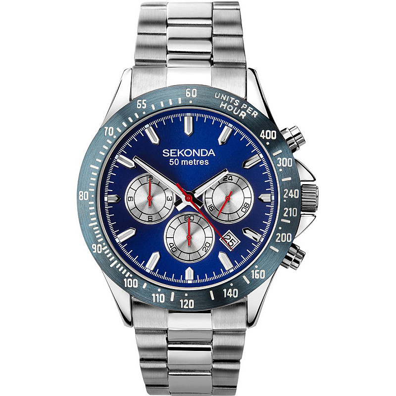 Ceas barbatesc Sekonda Classic Dual-Time Chronograph - S-1649E.00 1