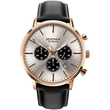 Ceas barbatesc Sekonda Classic Dual-Time Chronograph - S-1657.00 1