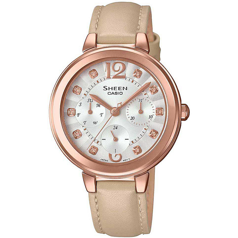 Ceas de damă Casio Sheen Ediție Swarovski - SHE-3048PGL-7BUER 1